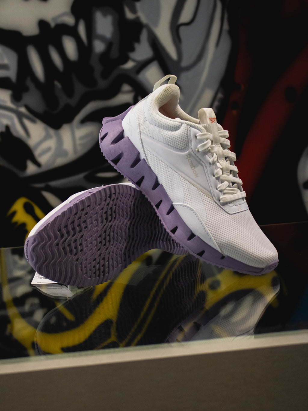Reebok Zig Dynamica STR Blanco Morado
